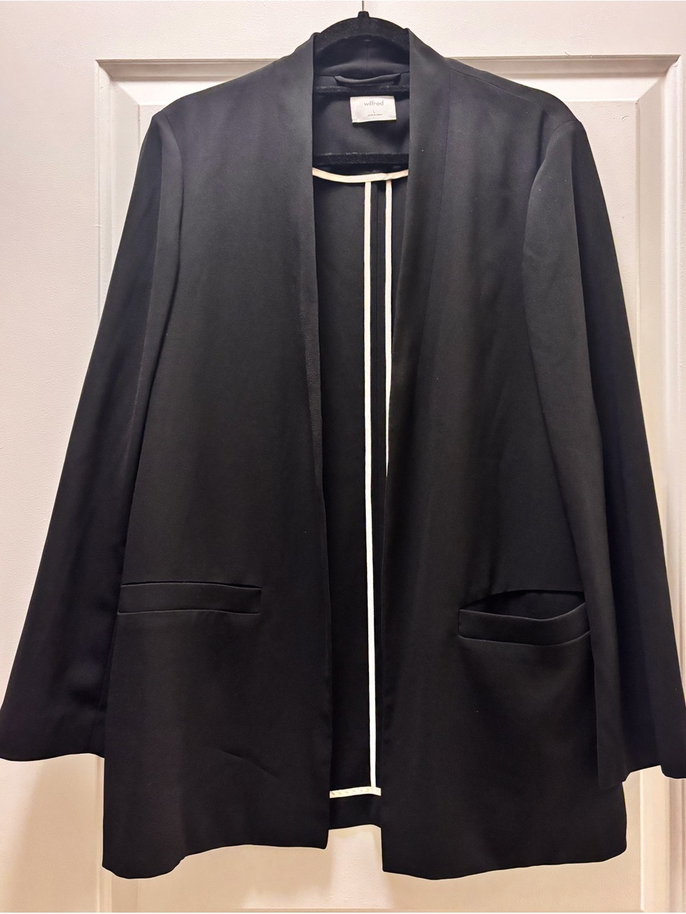 | Aritzia | Wilfred Collarless Open Blazer